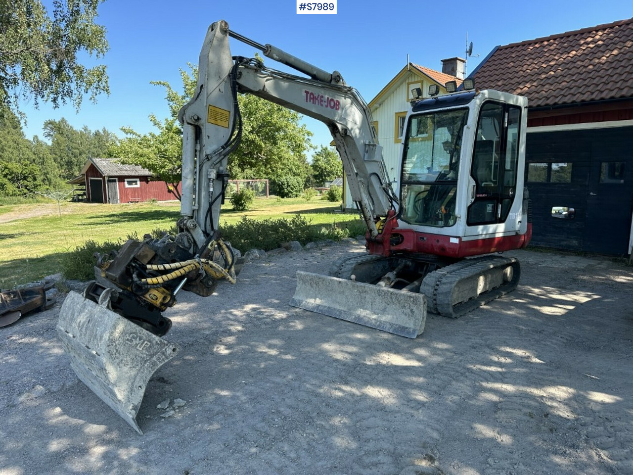 Take Job TB135 Mini excavator with Engcon tiltrotator and gears, See video - Экскаватор: фото 1 Take Job TB135 Mini excavator with Engcon tiltrotator and gears, See video - Экскаватор: фото 1