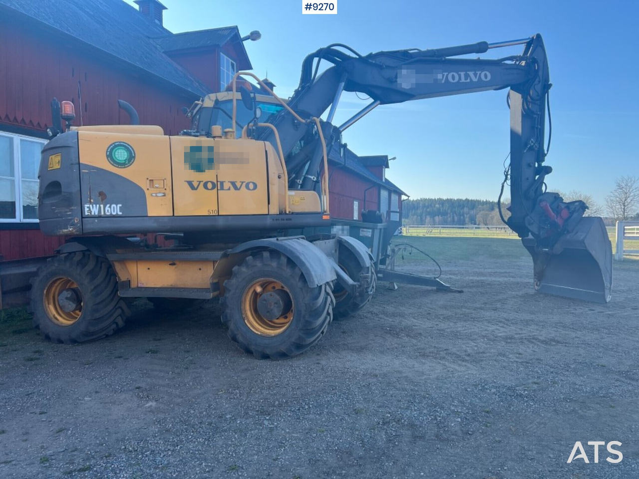 Volvo EW 160 C wheeled excavator (VIDEO) - Колёсный экскаватор: фото 4 Volvo EW 160 C wheeled excavator (VIDEO) - Колёсный экскаватор: фото 4