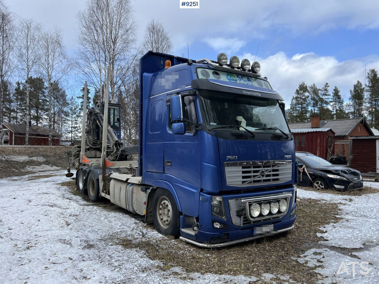 Volvo FH 16 6*4 Logging truck with crane - Лесовоз: фото 2 Volvo FH 16 6*4 Logging truck with crane - Лесовоз: фото 2