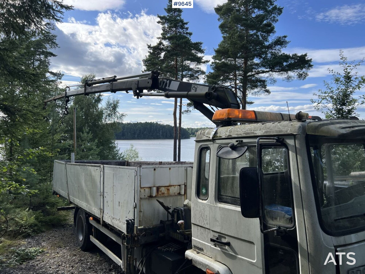 Volvo FL 614 4X2 Crane truck Repair object (VIDEO) - Грузовик бортовой/ Платформа, Автоманипулятор: фото 2 Volvo FL 614 4X2 Crane truck Repair object (VIDEO) - Грузовик бортовой/ Платформа, Автоманипулятор: фото 2