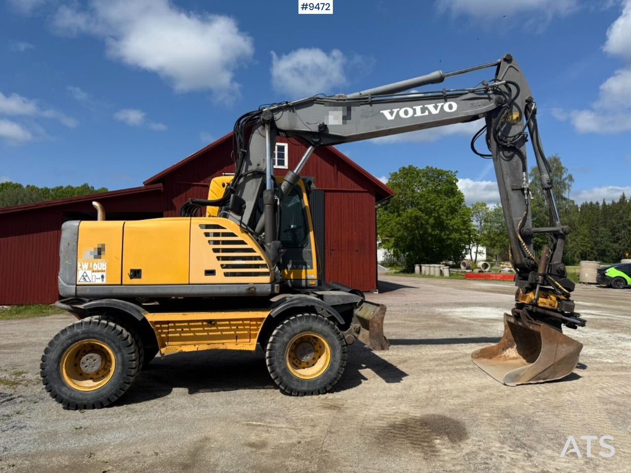 Wheel excavator Volvo EW160B, Tiltrotator - Колёсный экскаватор: фото 2 Wheel excavator Volvo EW160B, Tiltrotator - Колёсный экскаватор: фото 2