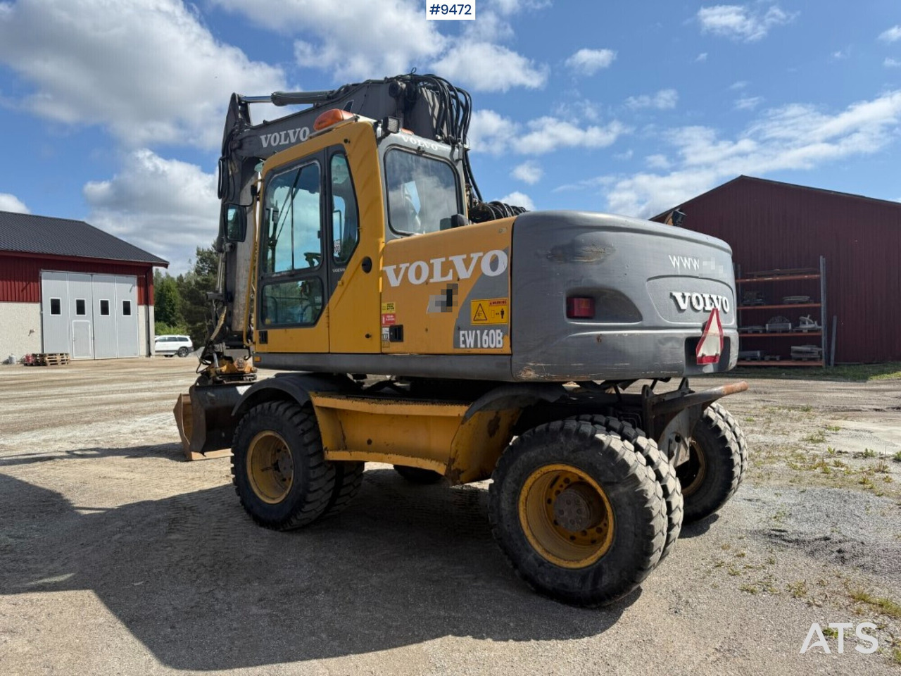Wheel excavator Volvo EW160B, Tiltrotator - Колёсный экскаватор: фото 5 Wheel excavator Volvo EW160B, Tiltrotator - Колёсный экскаватор: фото 5