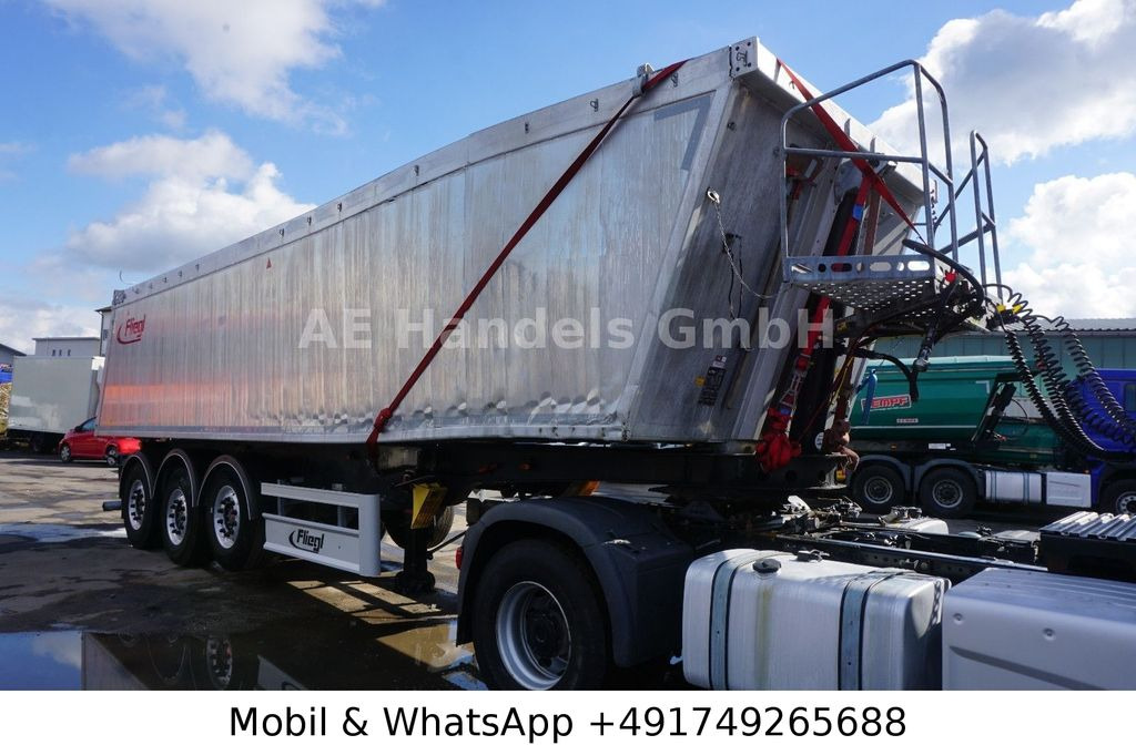 Fliegl DHKA 390 Alu *40m³/1.Liftachse/Alcoa/Podest - Самосвальный полуприцеп: фото 1 Fliegl DHKA 390 Alu *40m³/1.Liftachse/Alcoa/Podest - Самосвальный полуприцеп: фото 1