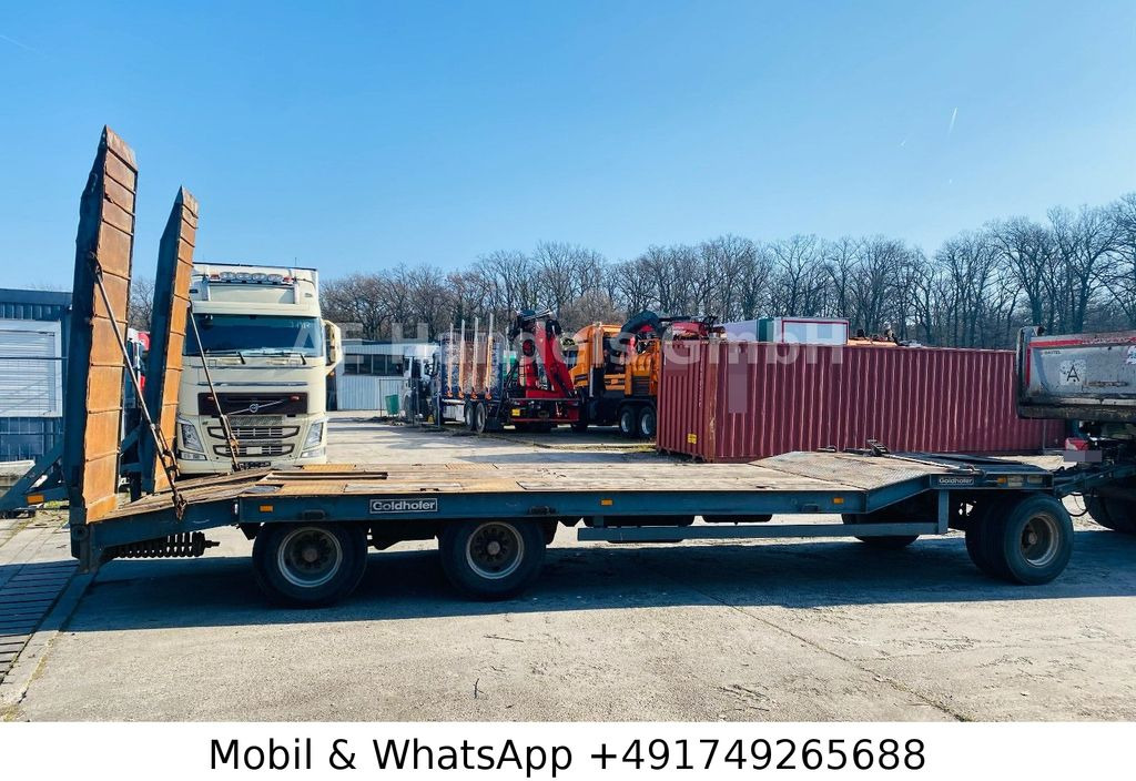 Низкорамный прицеп Goldhofer TU 3-24/80 Drehschemel *Rampen/L.8,30m/TÜV-11.25: фото 6