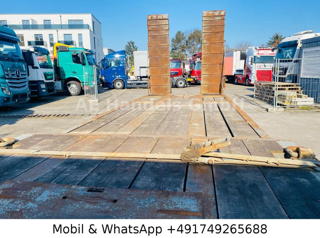 Низкорамный прицеп Goldhofer TU 3-24/80 Drehschemel *Rampen/L.8,30m/TÜV-11.25: фото 11