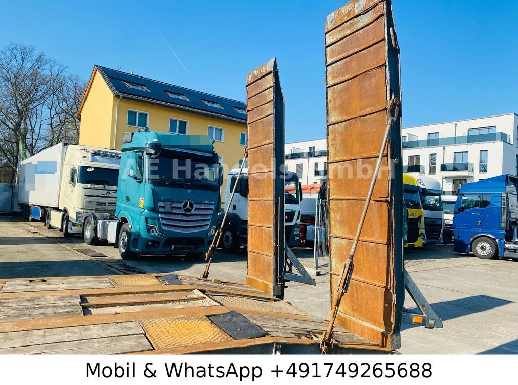 Низкорамный прицеп Goldhofer TU 3-24/80 Drehschemel *Rampen/L.8,30m/TÜV-11.25: фото 13