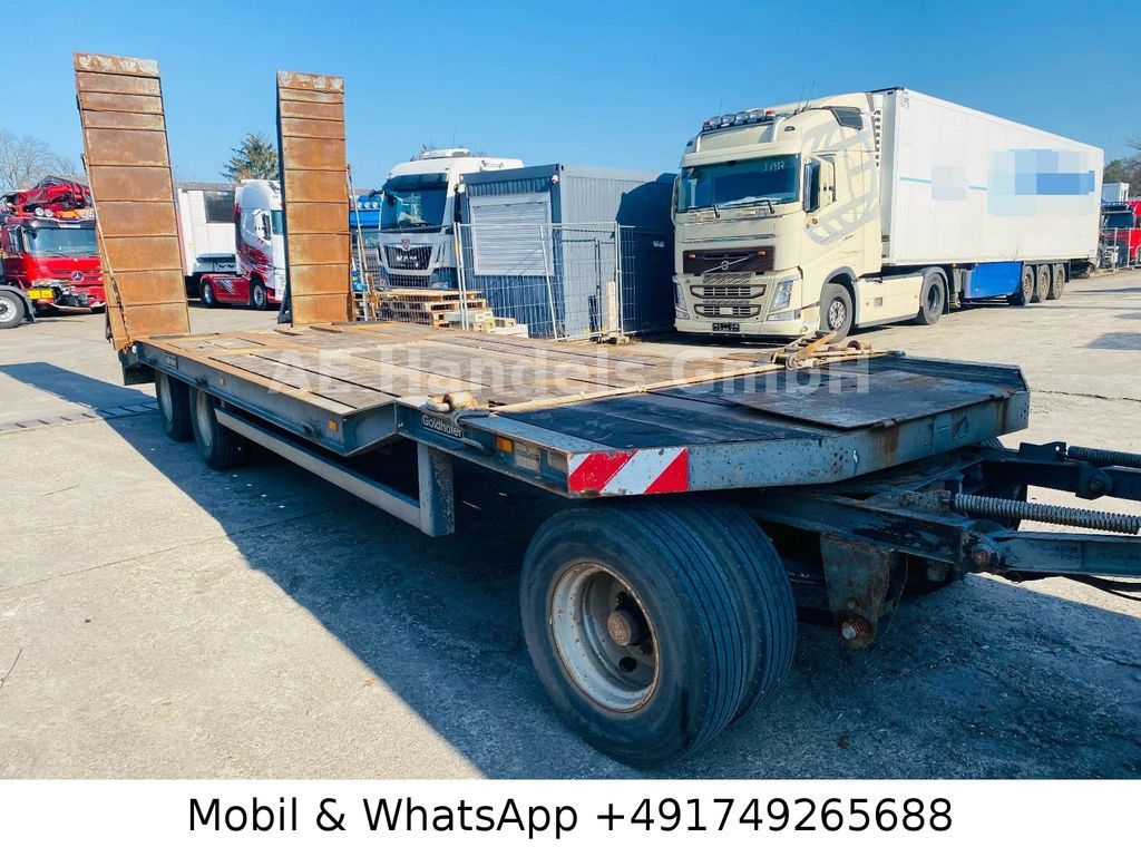 Низкорамный прицеп Goldhofer TU 3-24/80 Drehschemel *Rampen/L.8,30m/TÜV-11.25: фото 7