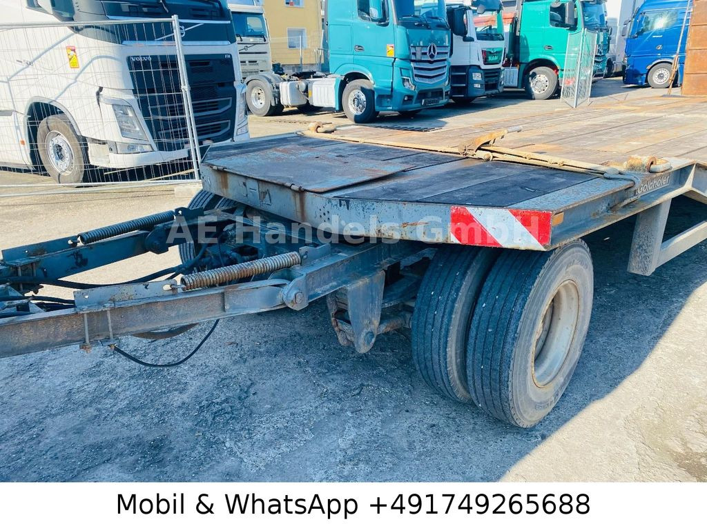 Низкорамный прицеп Goldhofer TU 3-24/80 Drehschemel *Rampen/L.8,30m/TÜV-11.25: фото 8