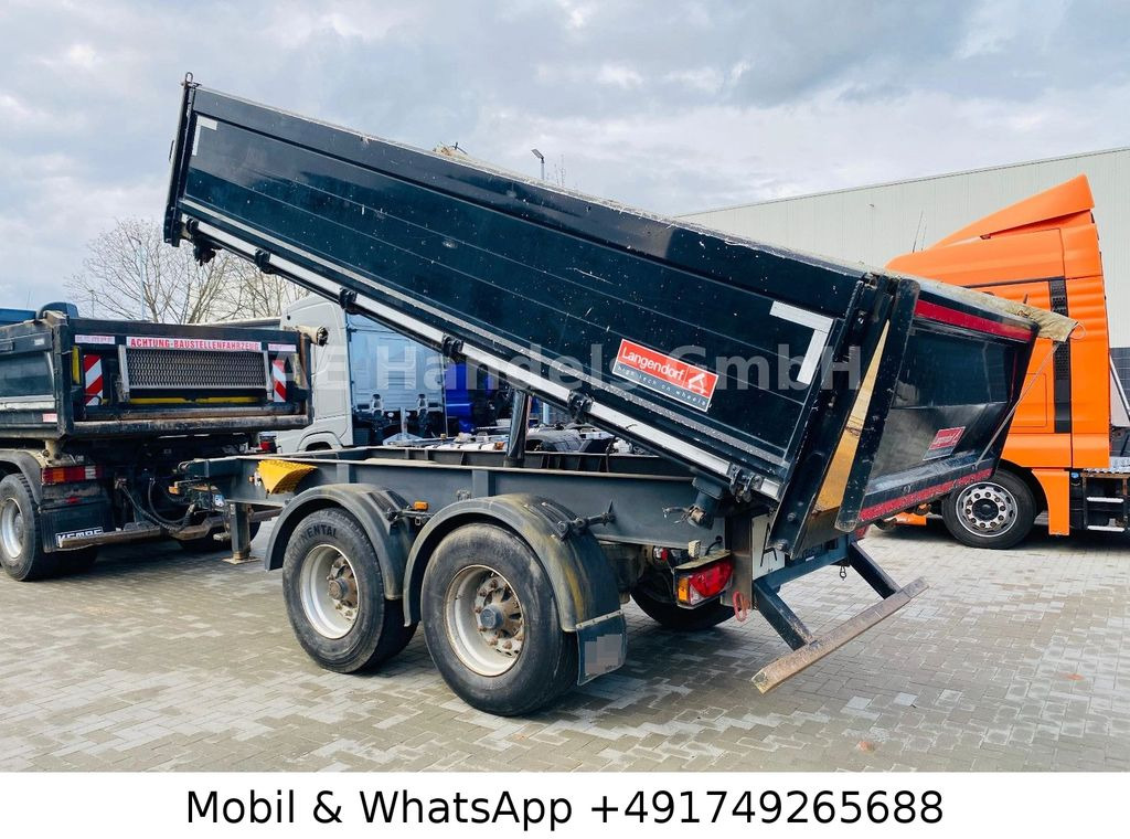 Langendorf TK 18/14 Tandem *11m³/Rollplane/Rückfahrkamera - Самосвальный прицеп: фото 3 Langendorf TK 18/14 Tandem *11m³/Rollplane/Rückfahrkamera - Самосвальный прицеп: фото 3