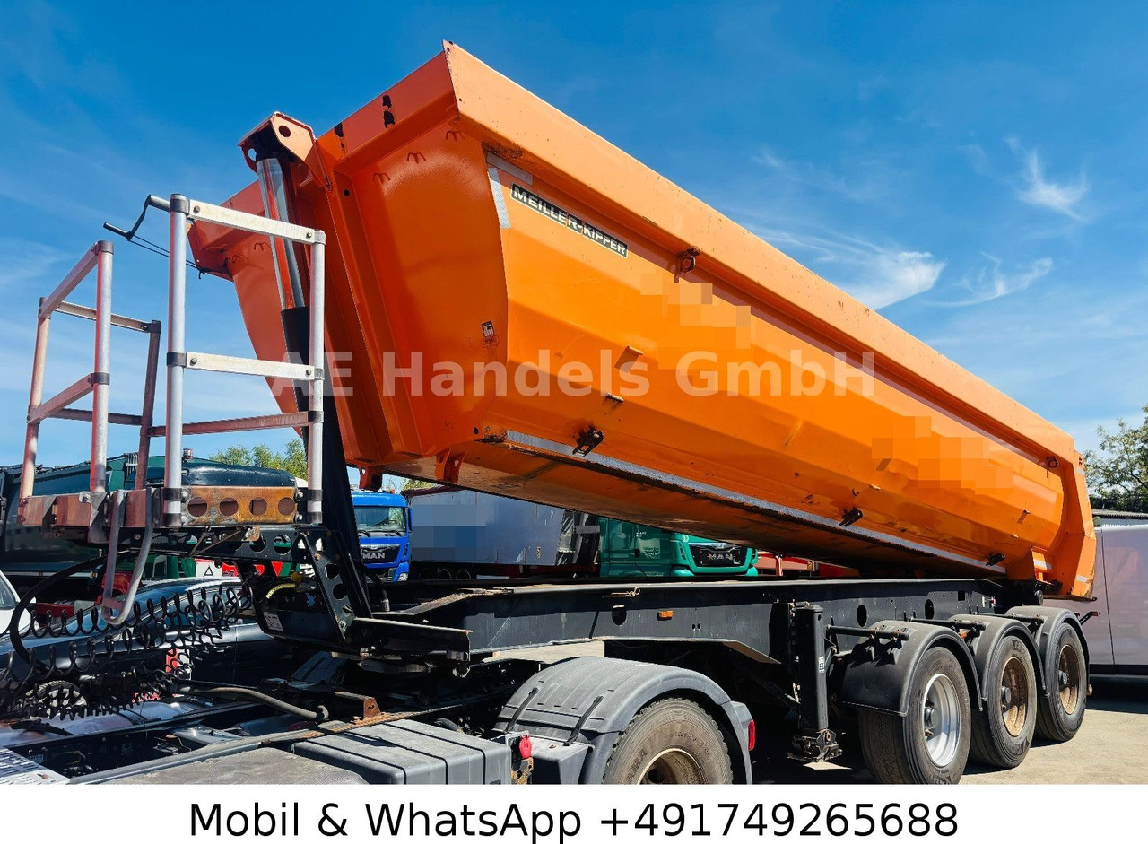 Meiller KISA 3 Stahl *24m³/1.Liftachse/Podest/Rollplane - Самосвальный полуприцеп: фото 1 Meiller KISA 3 Stahl *24m³/1.Liftachse/Podest/Rollplane - Самосвальный полуприцеп: фото 1