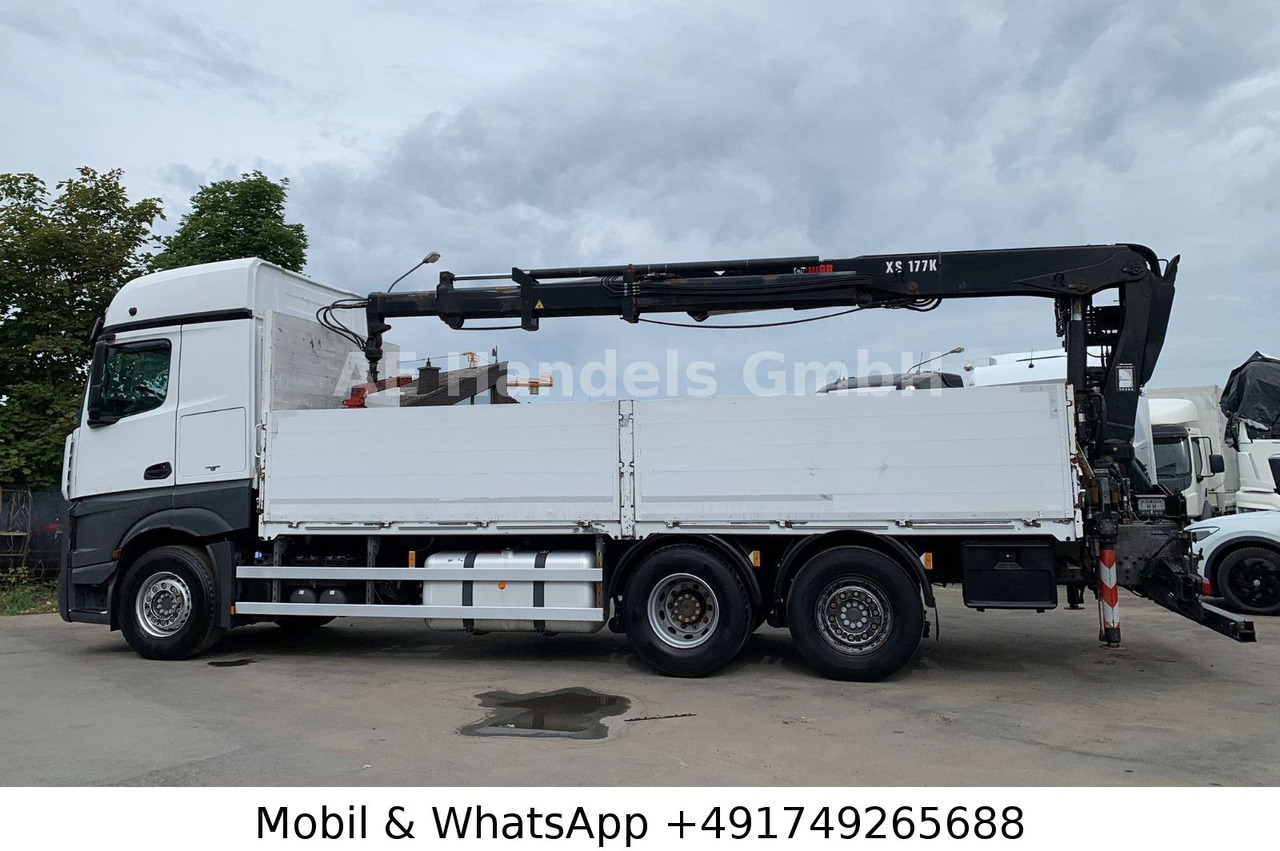 Mercedes-Benz Actros IV 2645 L LL 6x2 *Retarder/Hiab-177K-Pro - Грузовик бортовой/ Платформа, Автоманипулятор: фото 2 Mercedes-Benz Actros IV 2645 L LL 6x2 *Retarder/Hiab-177K-Pro - Грузовик бортовой/ Платформа, Автоманипулятор: фото 2