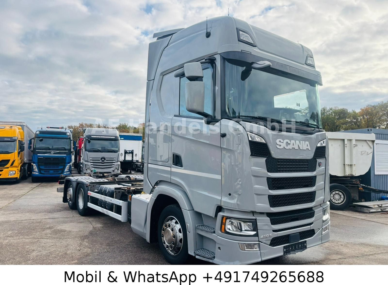 Scania S450 HighLine BDF *Retarder/Lenk+Lift/Multi/ACC - Грузовик-контейнеровоз/ Сменный кузов: фото 1 Scania S450 HighLine BDF *Retarder/Lenk+Lift/Multi/ACC - Грузовик-контейнеровоз/ Сменный кузов: фото 1
