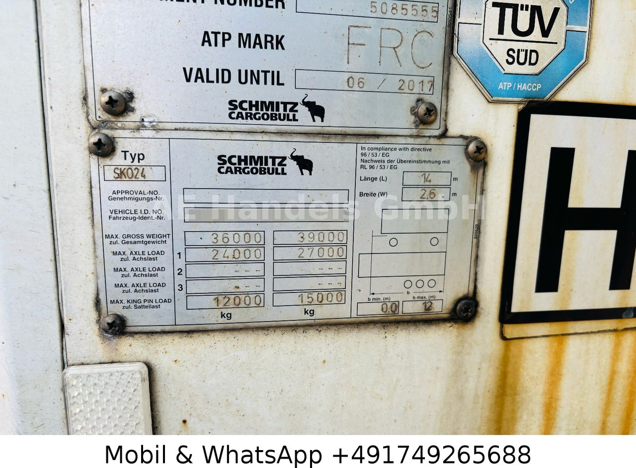 Schmitz Cargobull SKO 24/13.4 FP60 Cool *ThermoKing-SLX400/+-30° Schmitz Cargobull SKO 24/13.4 FP60 Cool *ThermoKing-SLX400/+-30° в лизинг Schmitz Cargobull SKO 24/13.4 FP60 Cool *ThermoKing-SLX400/+-30° Schmitz Cargobull SKO 24/13.4 FP60 Cool *ThermoKing-SLX400/+-30°: фото 15