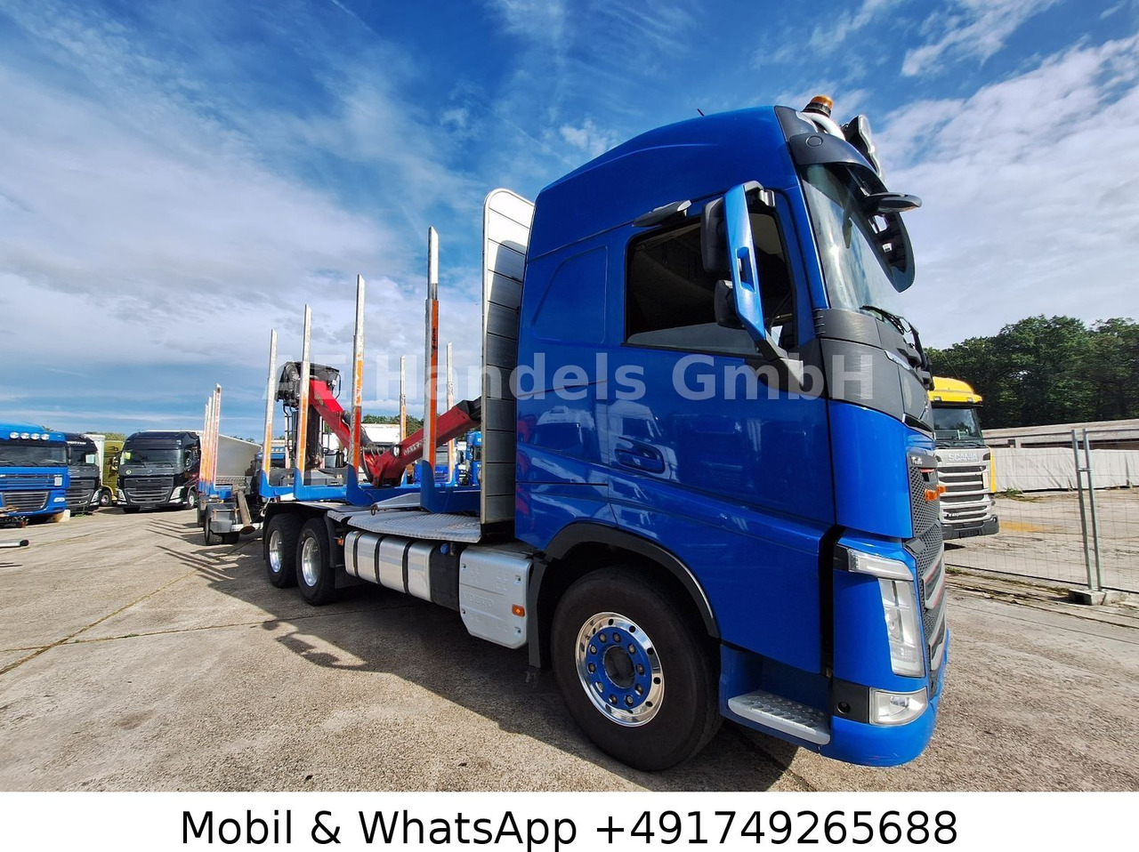 Лесовоз, Автоманипулятор Volvo FH 540 Globe BL 6x4 Palfinger M12L80 *Retarder: фото 8