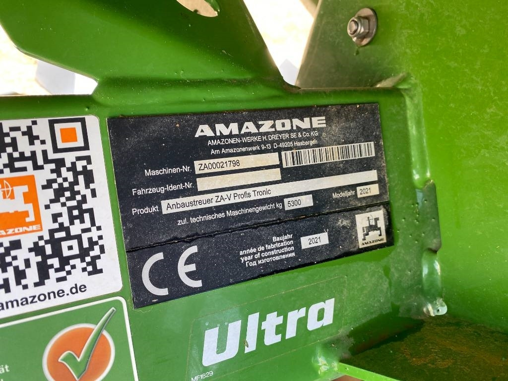 Разбрасыватель удобрений Amazone ZA-V 4200 ProfisTronic / IsoBus: фото 7