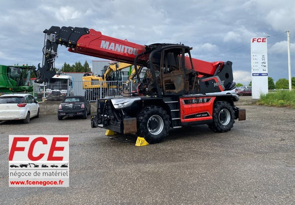Manitou MRT 2660/360-160Y-ST5/S1 1er Main endommagé - Телескопический погрузчик: фото 1 Manitou MRT 2660/360-160Y-ST5/S1 1er Main endommagé - Телескопический погрузчик: фото 1