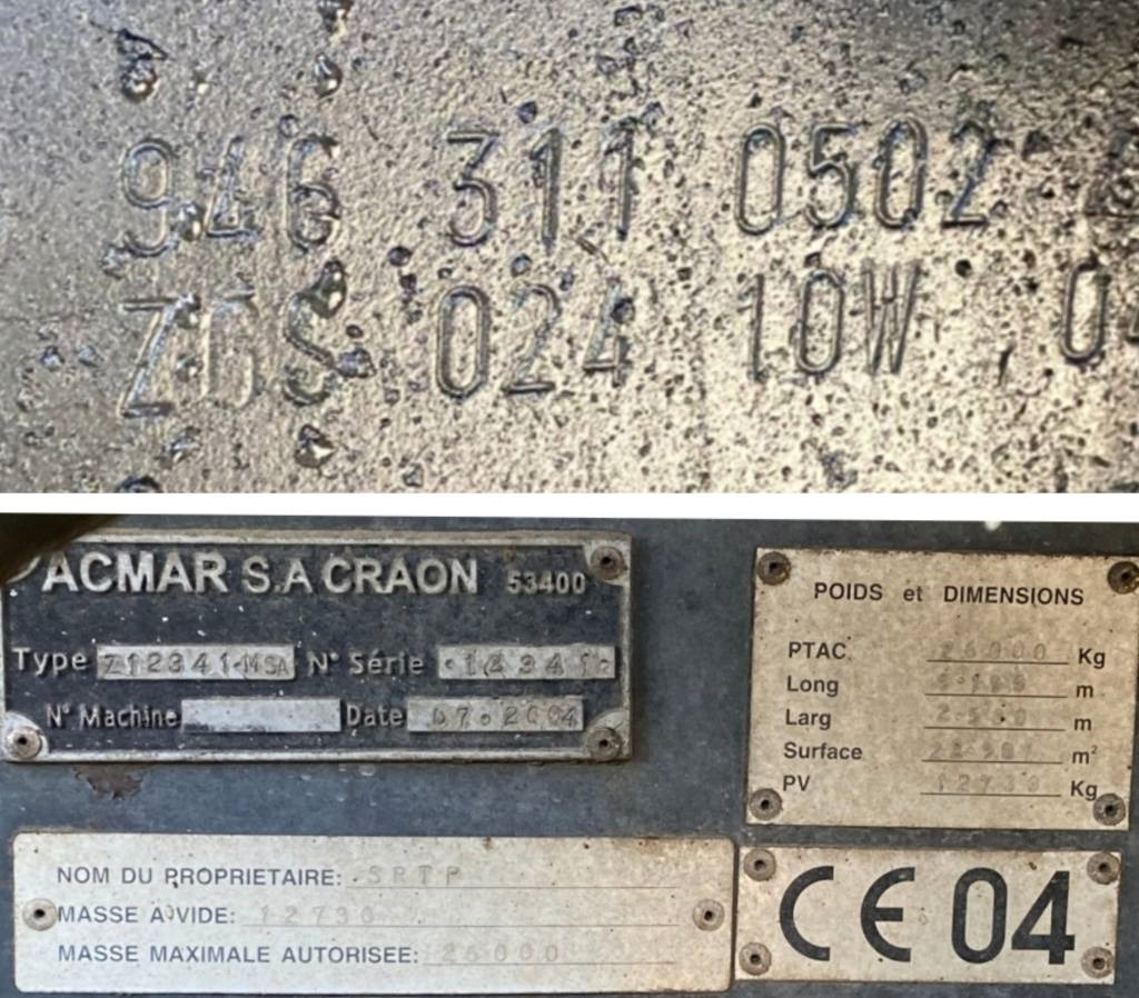 Гудронатор Mercedes-Benz ACTROS Mp2 2536/6x2 BVM -ACMAR CRAON Z12341: фото 7 Гудронатор Mercedes-Benz ACTROS Mp2 2536/6x2 BVM -ACMAR CRAON Z12341: фото 7