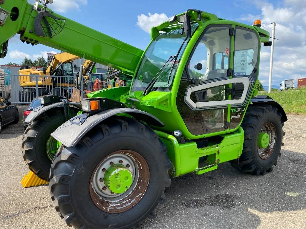 Телескопический фронтальный погрузчик Merlo TF 50.8TCS-156CVTRONIC Origine Francaise endommagé: фото 19
