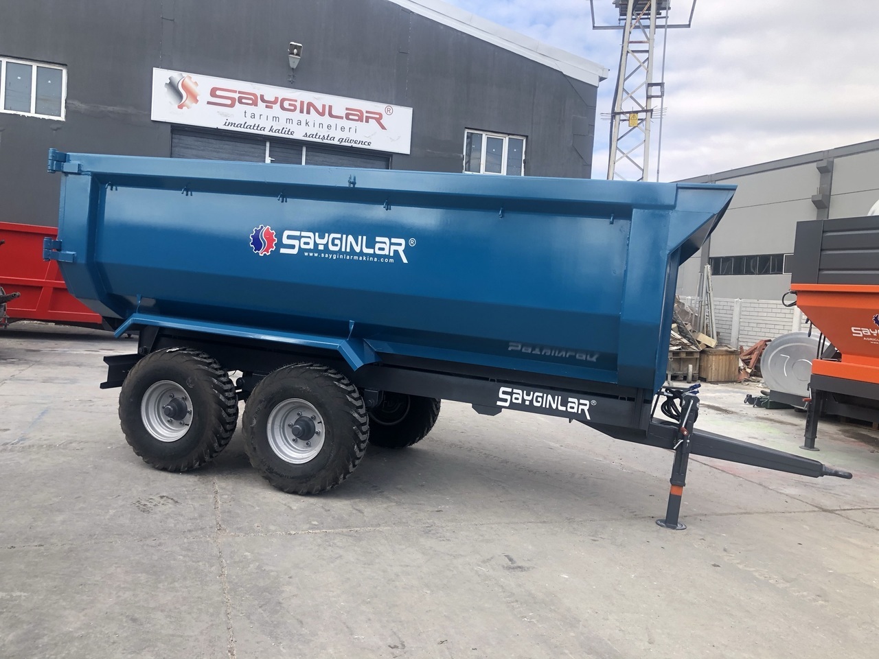 SAYGINLAR 8 TON DUMP TRAILER - Самосвальный прицеп: фото 1 SAYGINLAR 8 TON DUMP TRAILER - Самосвальный прицеп: фото 1