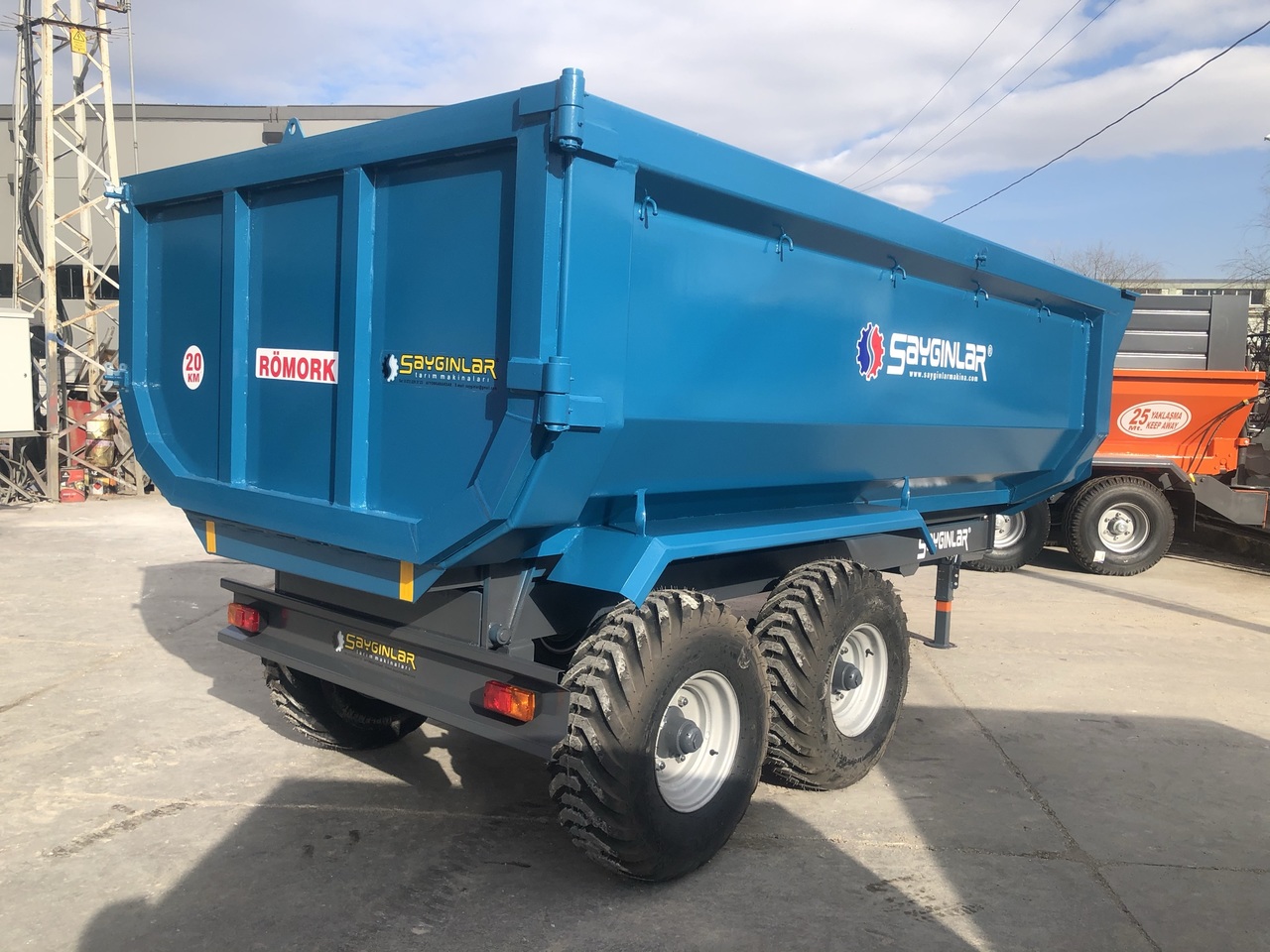 SAYGINLAR 8 TON DUMP TRAILER - Самосвальный прицеп: фото 2 SAYGINLAR 8 TON DUMP TRAILER - Самосвальный прицеп: фото 2