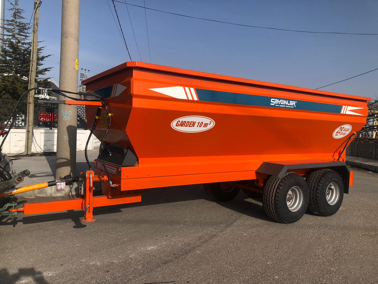 SAYGINLAR GARDEN 10 TON - Навозоразбрасыватель: фото 3 SAYGINLAR GARDEN 10 TON - Навозоразбрасыватель: фото 3