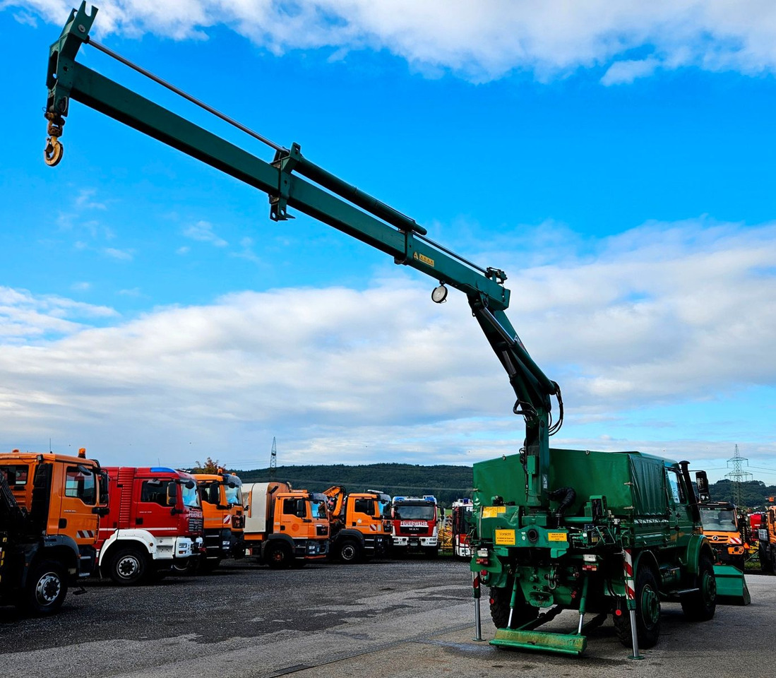 Unimog U2150 Doka HIAB 105 Kran Winde Frontlader - Грузовик, Автоманипулятор: фото 4 Unimog U2150 Doka HIAB 105 Kran Winde Frontlader - Грузовик, Автоманипулятор: фото 4
