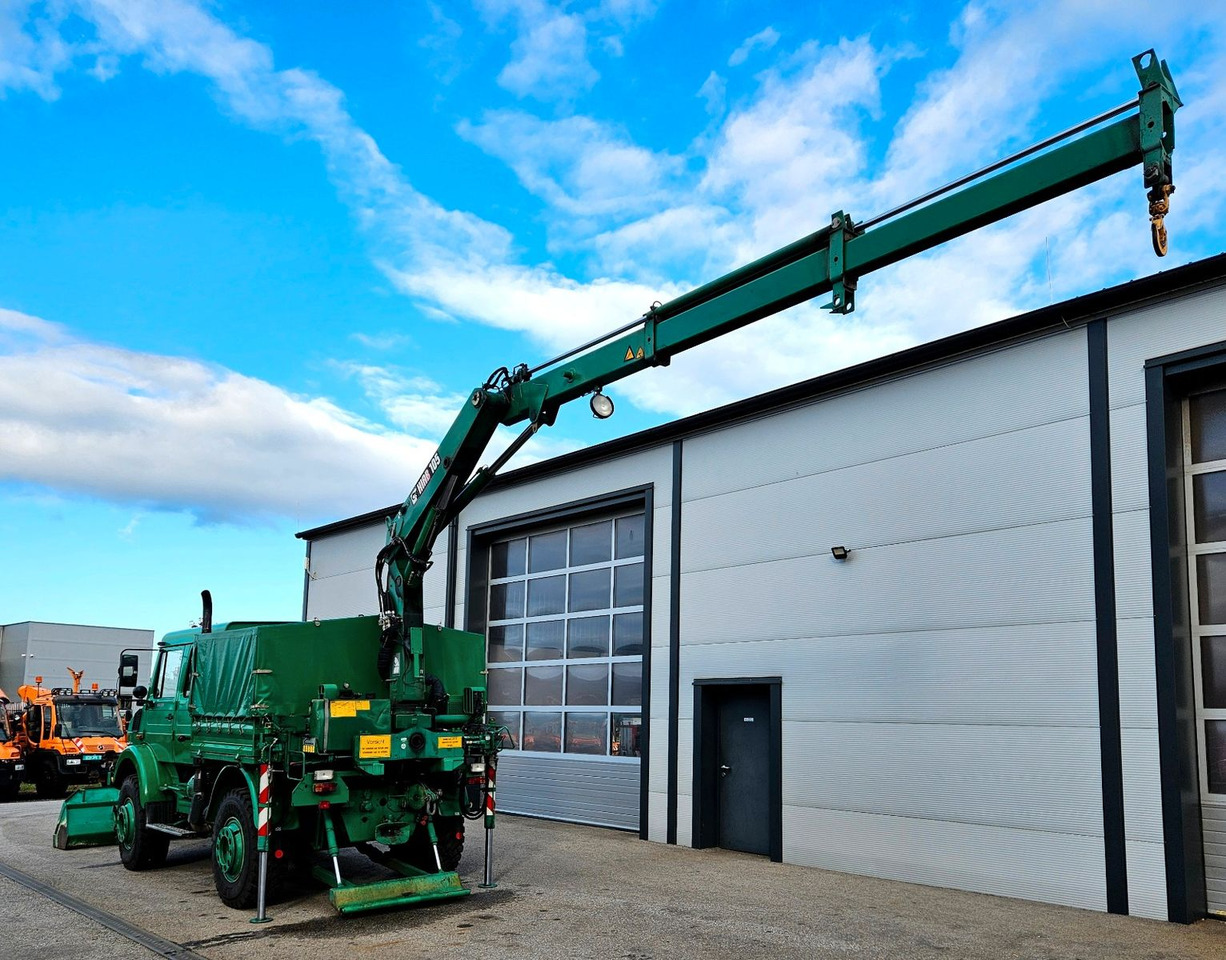 Unimog U2150 Doka HIAB 105 Kran Winde Frontlader - Грузовик, Автоманипулятор: фото 3 Unimog U2150 Doka HIAB 105 Kran Winde Frontlader - Грузовик, Автоманипулятор: фото 3