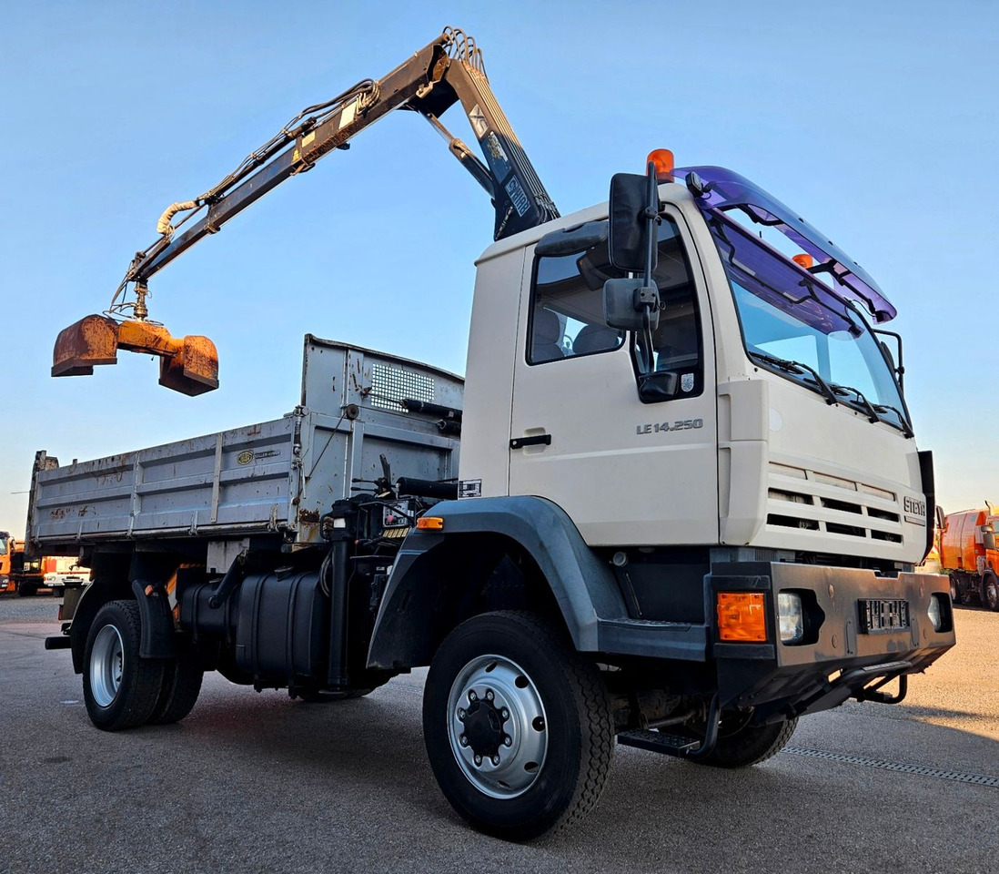 MAN LE 14.250 4x4 HIAB 077BS-2 Kran Greifer - Самосвал, Автоманипулятор: фото 3 MAN LE 14.250 4x4 HIAB 077BS-2 Kran Greifer - Самосвал, Автоманипулятор: фото 3