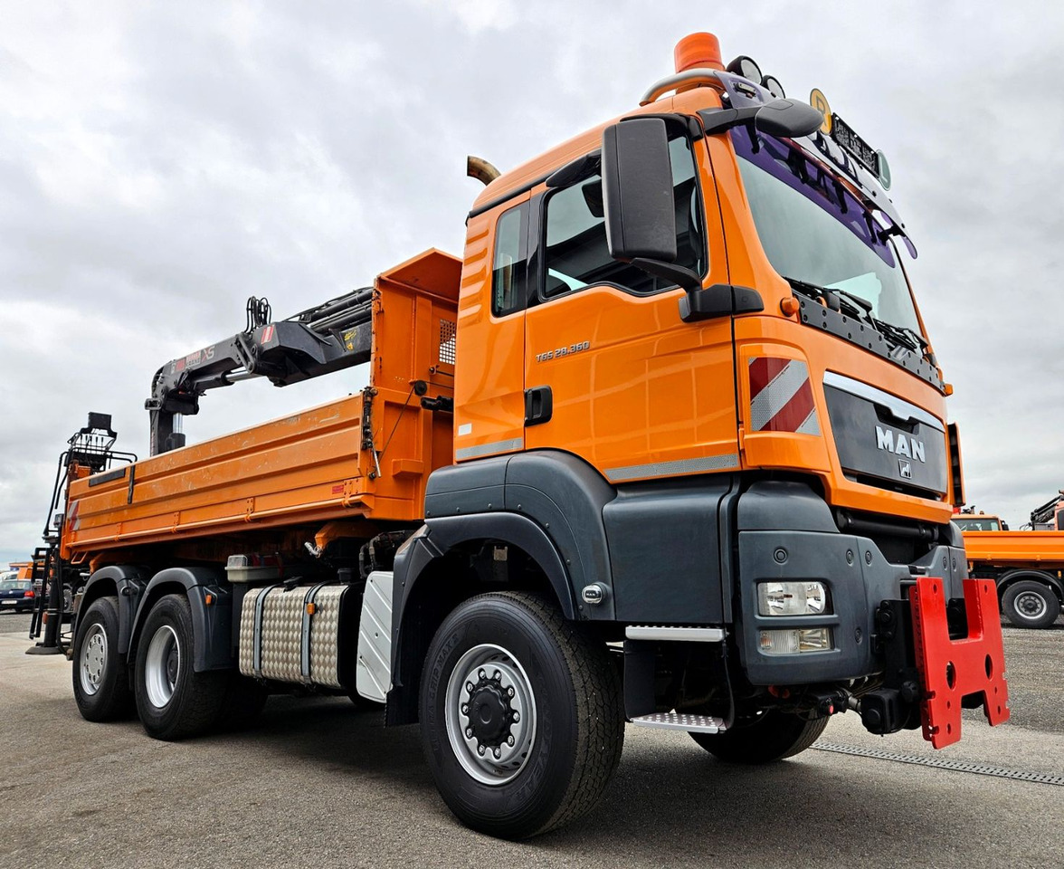 Самосвал, Автоманипулятор MAN TGS 28.360 6x4-4 HIAB 144E-4 Kran Euro5: фото 15