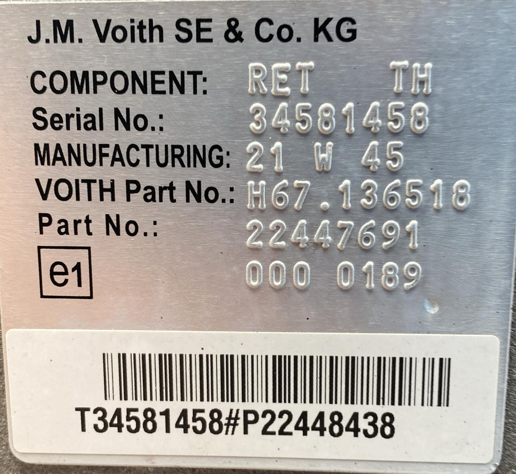 Cambio Volvo 500 D13K-6 - Коробка передач: фото 4 Cambio Volvo 500 D13K-6 - Коробка передач: фото 4