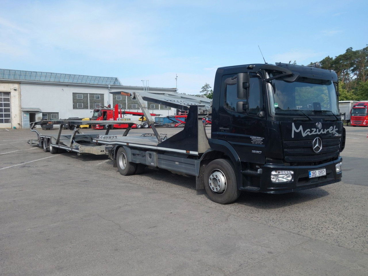 Mercedes-Benz Atego 1530 mit Anhänger für 7 PKW - Автовоз: фото 2 Mercedes-Benz Atego 1530 mit Anhänger für 7 PKW - Автовоз: фото 2