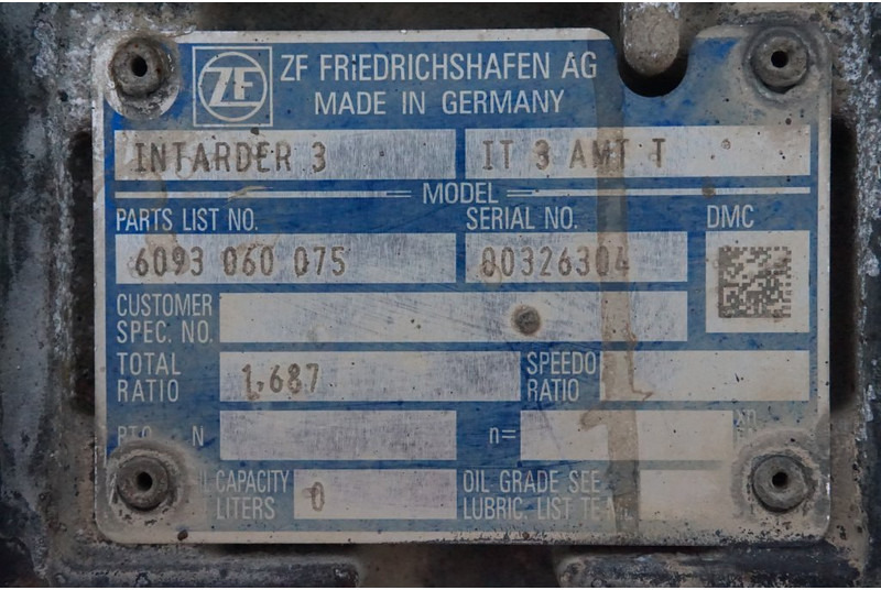 ZF 12AS2331TD+IT3 81.32004-6389 - Коробка передач для Грузовиков: фото 5 ZF 12AS2331TD+IT3 81.32004-6389 - Коробка передач для Грузовиков: фото 5