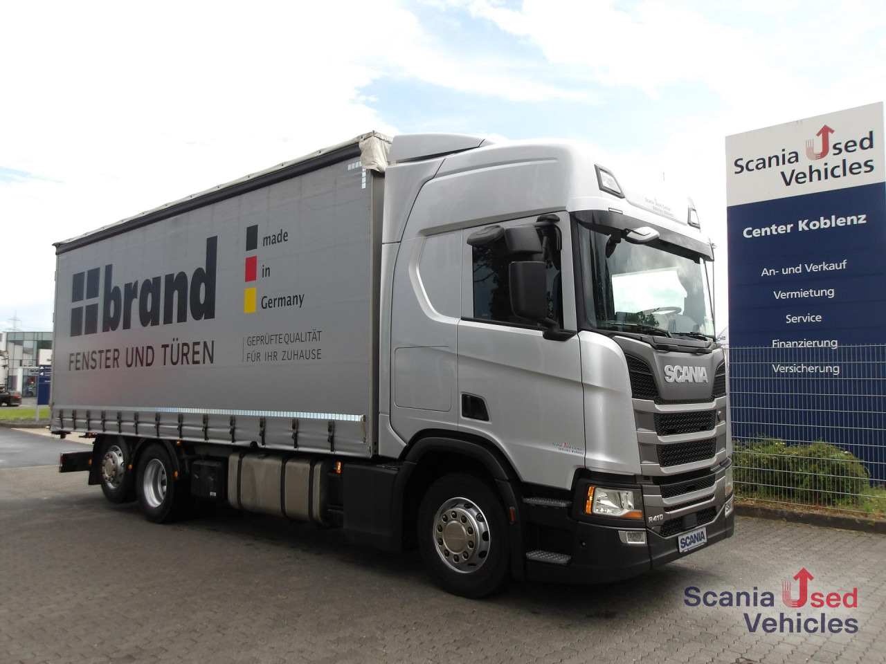 SCANIA R410 - 6x2 - CURTAINSIDER - EDSCHA - STAPLERHALT. - Тентованный грузовик: фото 1 SCANIA R410 - 6x2 - CURTAINSIDER - EDSCHA - STAPLERHALT. - Тентованный грузовик: фото 1