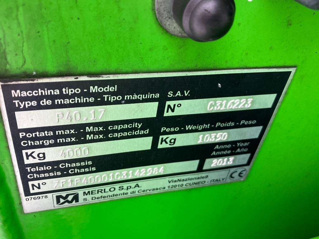 Merlo P40.17 ENDAST RESERVDELAR / ONLY FOR SPAREPARTS - Двигатель для Строительной техники: фото 5 Merlo P40.17 ENDAST RESERVDELAR / ONLY FOR SPAREPARTS - Двигатель для Строительной техники: фото 5