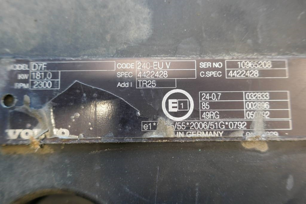 Volvo FL 240 - Двигатель для Грузовиков: фото 4 Volvo FL 240 - Двигатель для Грузовиков: фото 4