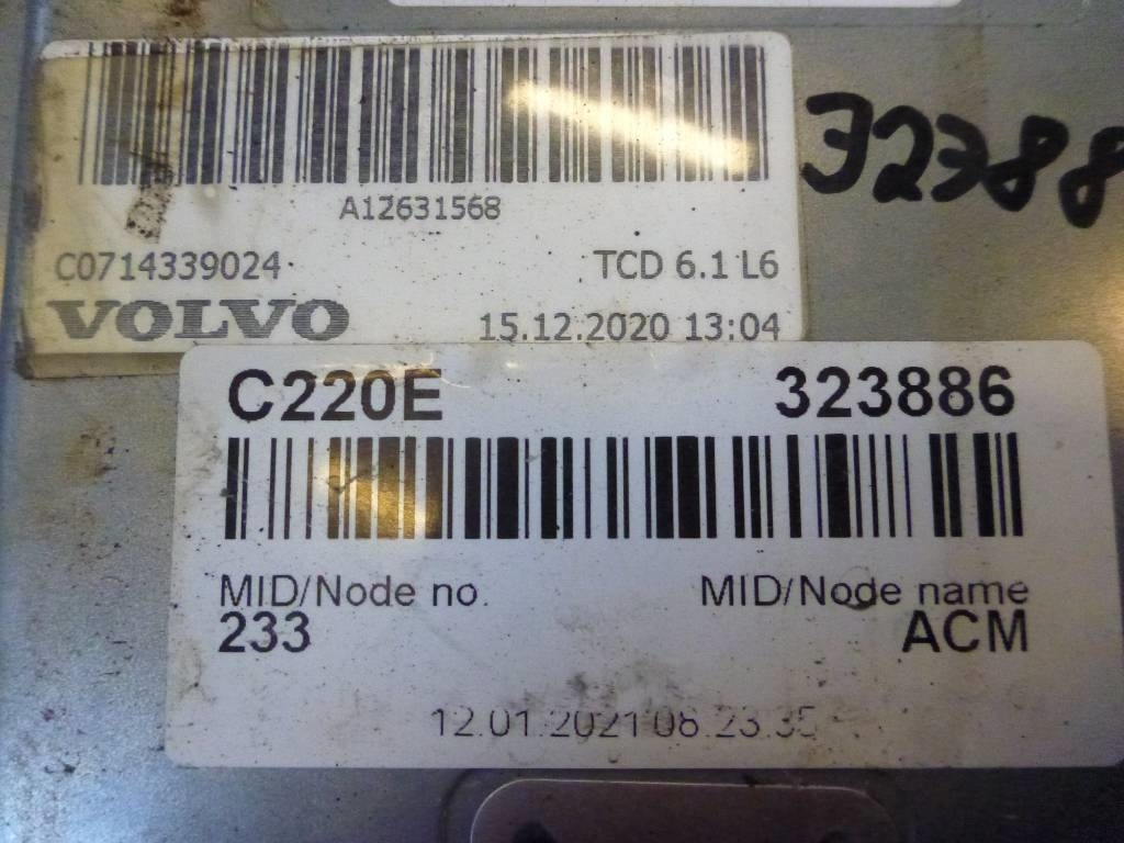 Volvo L 220 E, Motorstyrenhet, 60100015 - Электрическая система для Строительной техники: фото 3 Volvo L 220 E, Motorstyrenhet, 60100015 - Электрическая система для Строительной техники: фото 3