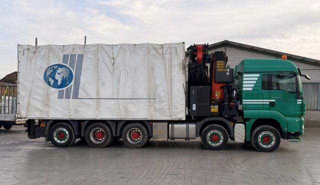 MAN TGS 35.480 10x6,E5,Palfinger PK92002+JIB+winch - Автоманипулятор, Тентованный грузовик: фото 3 MAN TGS 35.480 10x6,E5,Palfinger PK92002+JIB+winch - Автоманипулятор, Тентованный грузовик: фото 3