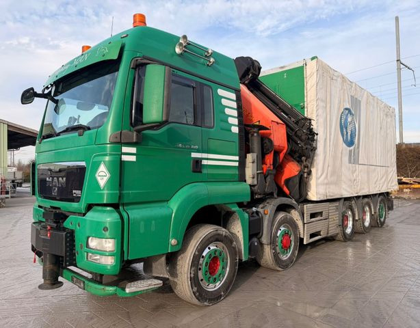 MAN TGS 35.480 10x6,E5,Palfinger PK92002+JIB+winch - Автоманипулятор, Тентованный грузовик: фото 1 MAN TGS 35.480 10x6,E5,Palfinger PK92002+JIB+winch - Автоманипулятор, Тентованный грузовик: фото 1