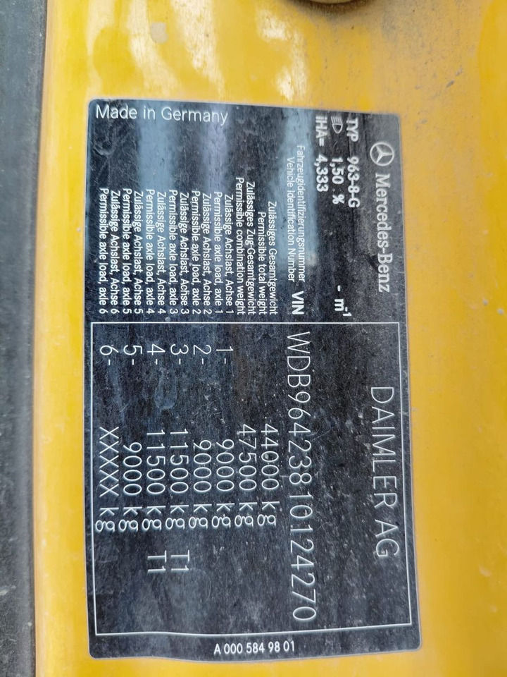 Самосвал Mercedes-Benz Arocs 4448 10x4,E6,Schwarzmueller Kipper, Retard: фото 16 Самосвал Mercedes-Benz Arocs 4448 10x4,E6,Schwarzmueller Kipper, Retard: фото 16