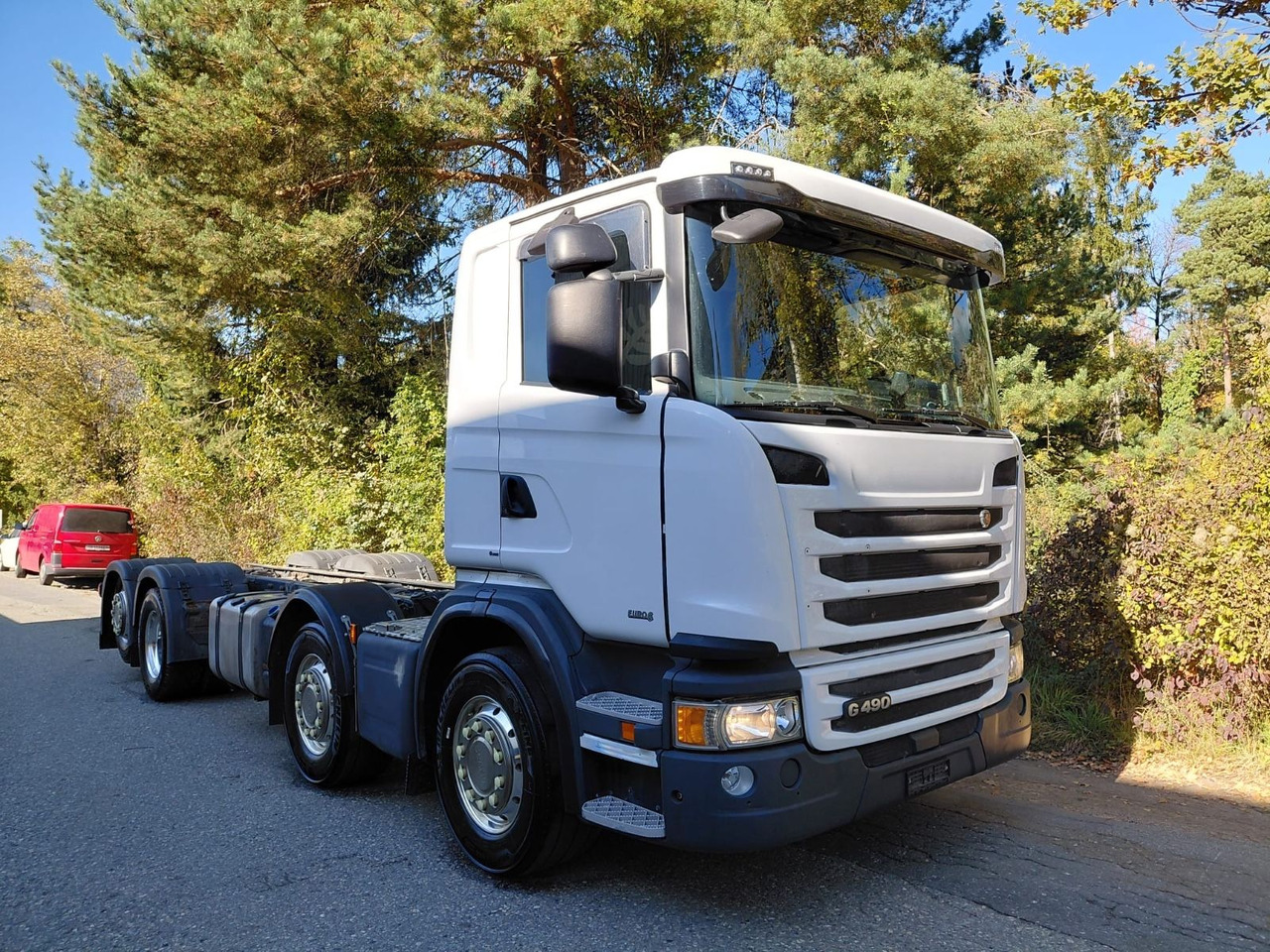 Scania G490 8x2, ADR, Retarder, Opticruise, Fahrgestell - Грузовик-шасси: фото 1 Scania G490 8x2, ADR, Retarder, Opticruise, Fahrgestell - Грузовик-шасси: фото 1