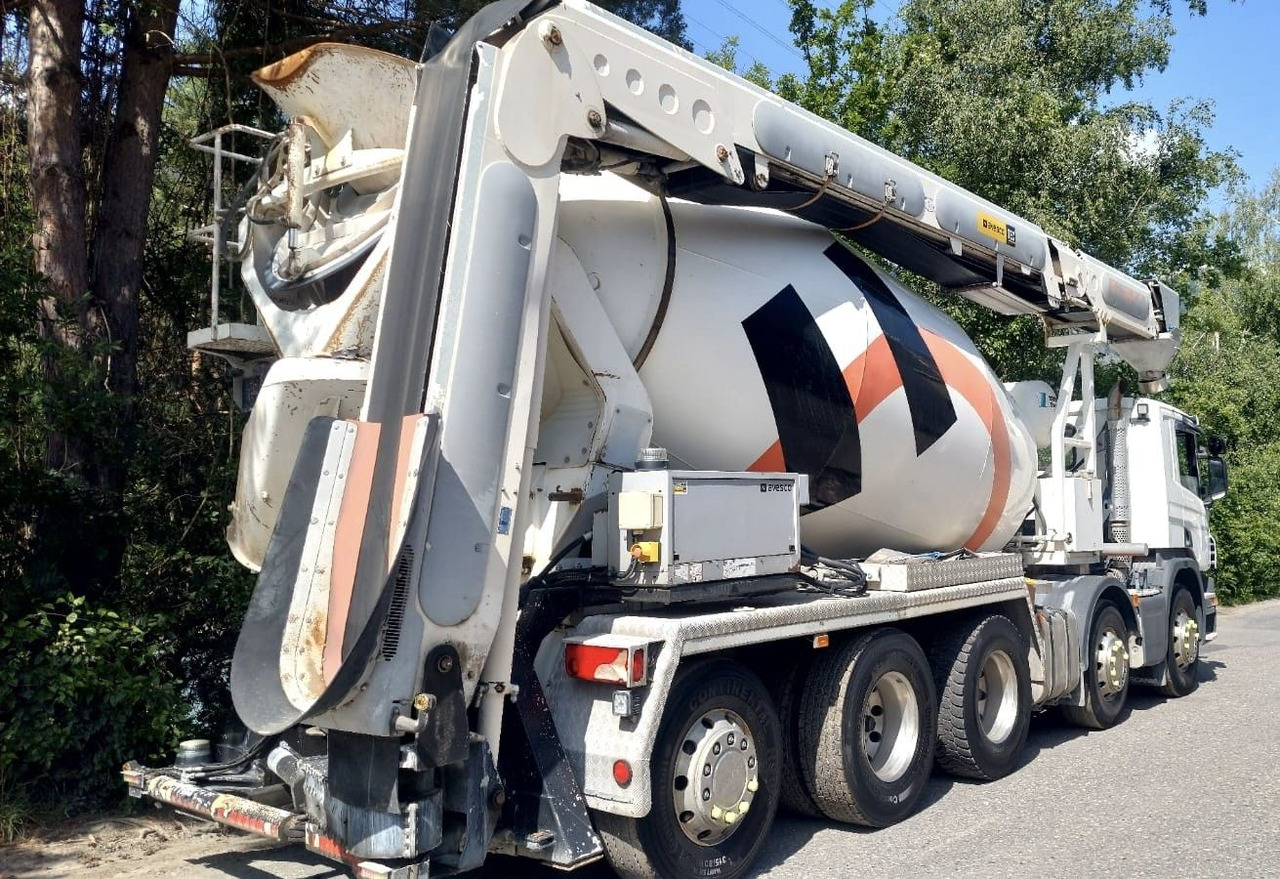 Scania P450 LB 10x4,E6,Stetter 10m³,Förderband/belt 16m - Автобетоносмеситель: фото 5 Scania P450 LB 10x4,E6,Stetter 10m³,Förderband/belt 16m - Автобетоносмеситель: фото 5