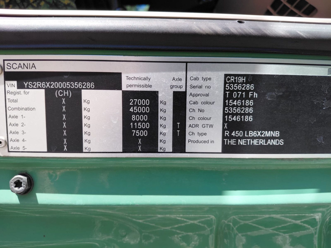 Рефрижератор Scania R450 6x2, E6, Thermo King UT 1200, Ladebordwand: фото 17