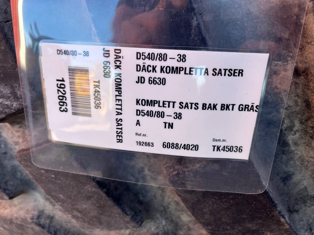 BKT 540/80-38 Ridemax till John Deere 6630 - Шина для Сельскохозяйственной техники: фото 2 BKT 540/80-38 Ridemax till John Deere 6630 - Шина для Сельскохозяйственной техники: фото 2