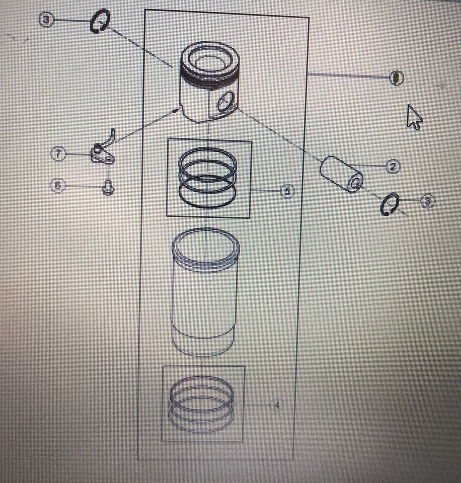 CLAAS 00 1146 459 0/Claas tuleja cylindra-tłok/Claas Arion 640 600 Hexashift 600 CMatic - Поршень/ Кольцо/ Втулка для Сельскохозяйственной техники: фото 1 CLAAS 00 1146 459 0/Claas tuleja cylindra-tłok/Claas Arion 640 600 Hexashift 600 CMatic - Поршень/ Кольцо/ Втулка для Сельскохозяйственной техники: фото 1