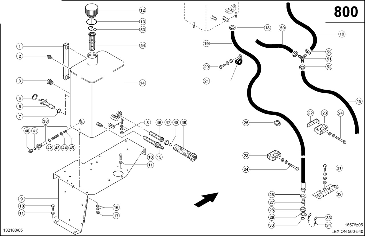Claas Lexion 560 ZBIORNIK 0006691952 (Zbiornik hydrauliki) - Бак для гидравлической жидкости для Зерноуборочных комбайнов: фото 1 Claas Lexion 560 ZBIORNIK 0006691952 (Zbiornik hydrauliki) - Бак для гидравлической жидкости для Зерноуборочных комбайнов: фото 1