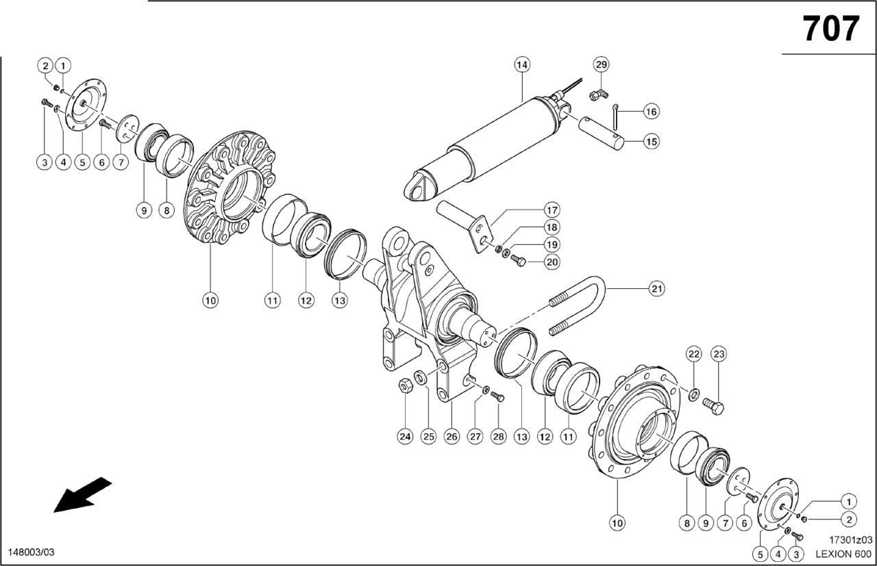 Claas Lexion 600 PIASTA KOŁA 0007640220 (Gumowa półgąsienica; wahacz) - Ступица для Сельскохозяйственной техники: фото 1 Claas Lexion 600 PIASTA KOŁA 0007640220 (Gumowa półgąsienica; wahacz) - Ступица для Сельскохозяйственной техники: фото 1
