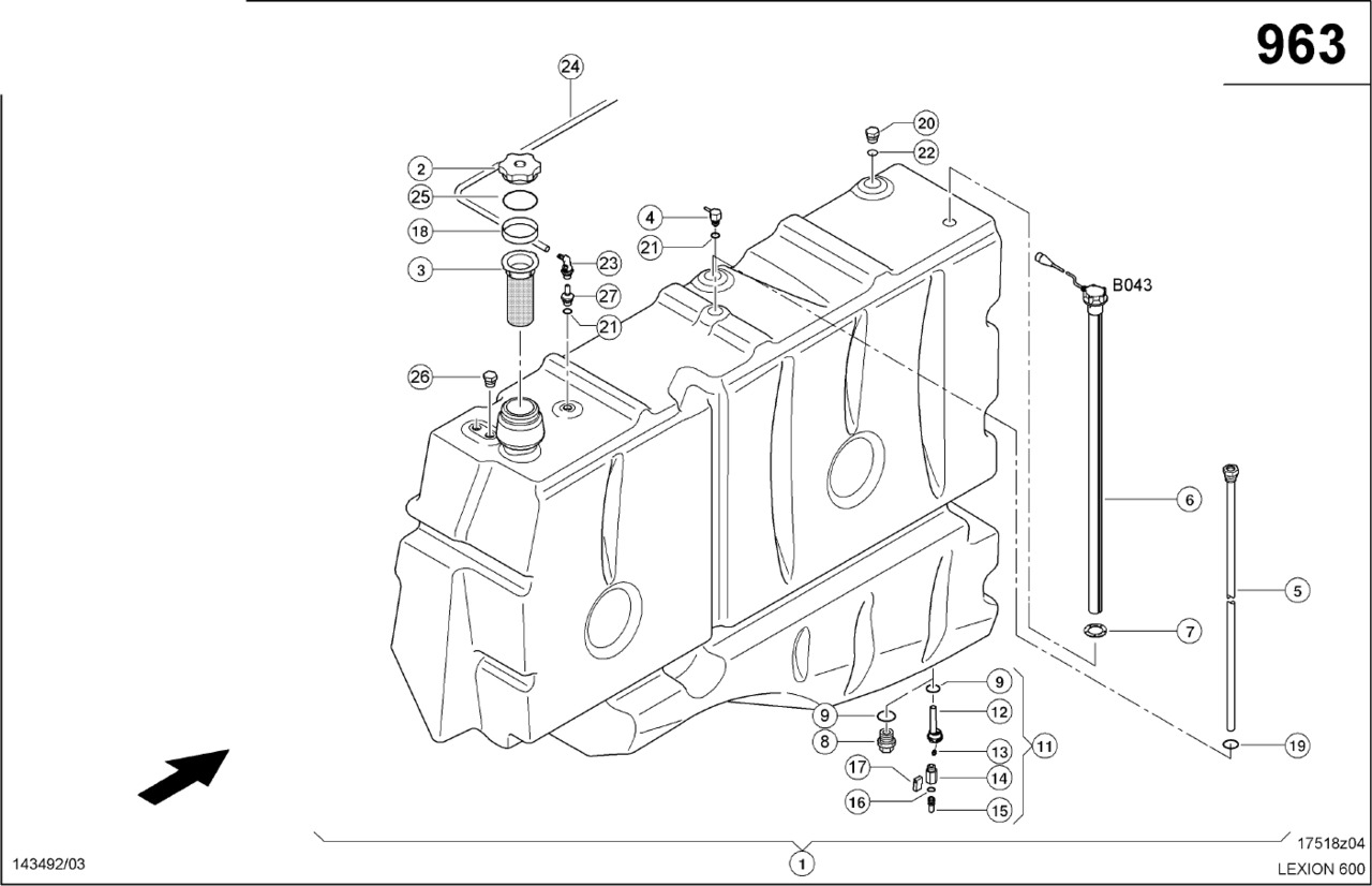 Claas Lexion 600 ZBIORNIK ZAPASU 0000165963 (Zbiornik paliwa) - Топливный бак для Зерноуборочных комбайнов: фото 1 Claas Lexion 600 ZBIORNIK ZAPASU 0000165963 (Zbiornik paliwa) - Топливный бак для Зерноуборочных комбайнов: фото 1