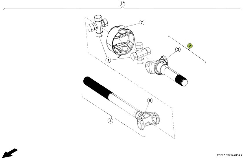 Claas Xerion 4000 - mechanizm róźnicowy dyferencjał - przegub podwójny 0014996640 - Дифференциал для Сельскохозяйственной техники: фото 1 Claas Xerion 4000 - mechanizm róźnicowy dyferencjał - przegub podwójny 0014996640 - Дифференциал для Сельскохозяйственной техники: фото 1