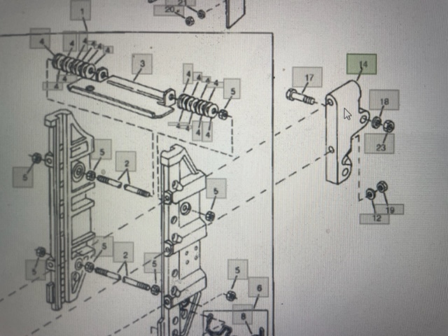 Dystans ramy zaczepowej r124423 do john deere 8000 , 8010 , 8020 - Рама/ Шасси для Сельскохозяйственной техники: фото 2 Dystans ramy zaczepowej r124423 do john deere 8000 , 8010 , 8020 - Рама/ Шасси для Сельскохозяйственной техники: фото 2