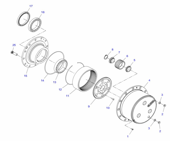 Fendt 930 933 936 939 942 GEN 7 Zwolnica Kompletna Jarzmo Satelita Piasta Łożysko CZĘŚCI - Бортовой редуктор для Сельскохозяйственной техники: фото 1 Fendt 930 933 936 939 942 GEN 7 Zwolnica Kompletna Jarzmo Satelita Piasta Łożysko CZĘŚCI - Бортовой редуктор для Сельскохозяйственной техники: фото 1